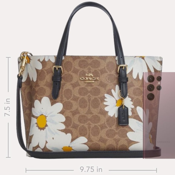 NEW No longer available. Retails: $398. COACH Women’s Handbag. Mollie Daisy Tote - Picture 11 of 12